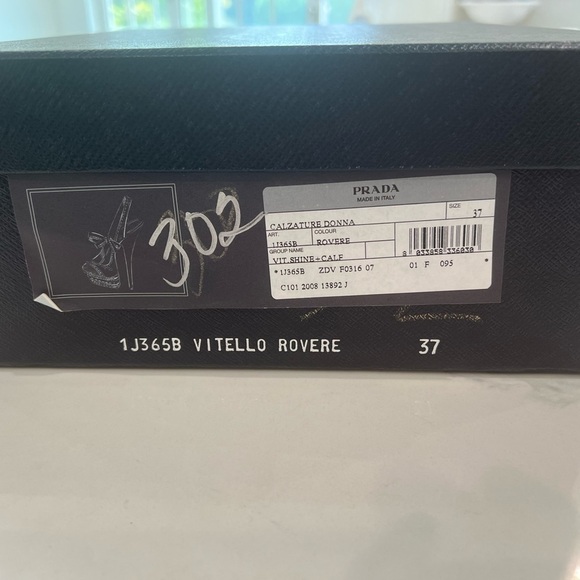 PRADA CALCUTURA GREY SUEDE PLATFORM SLINGBACK SIZE EU 37.5 US 7.5 - Picture 4 of 13